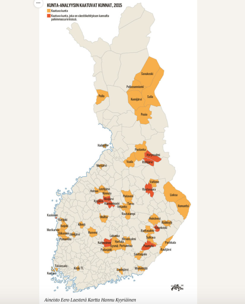 Mitte ainult Eestis – ka Soomes kaovad omavalitsused