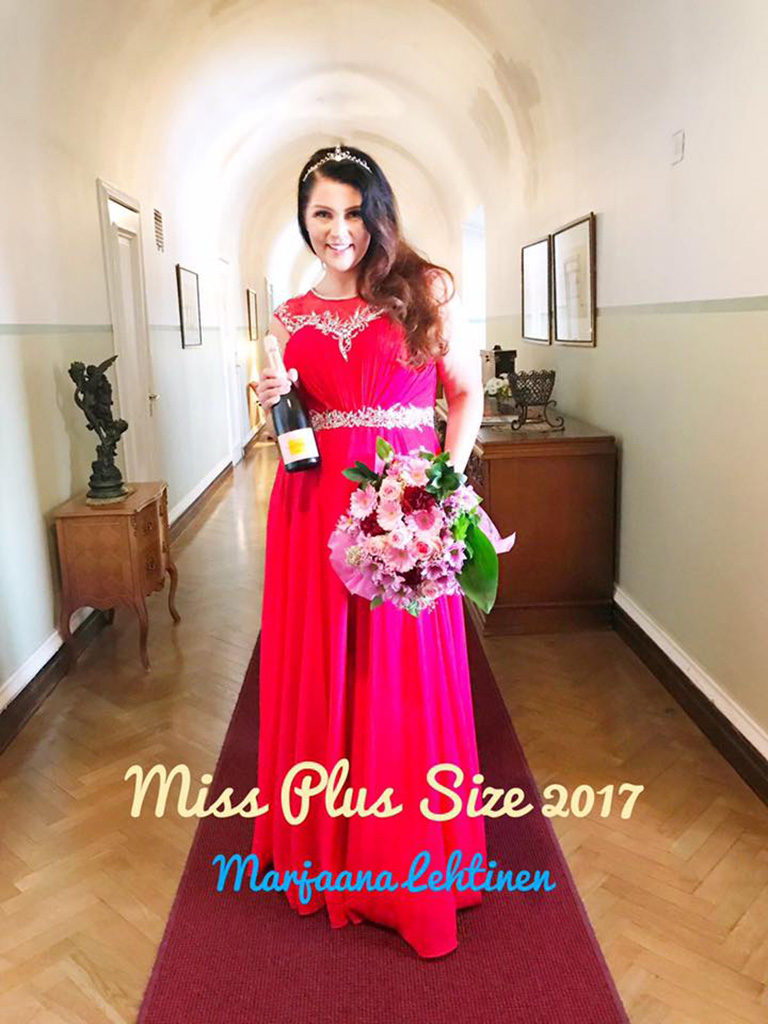 Miss Plus Size Finland 2017 on Marjaana Lehtinen