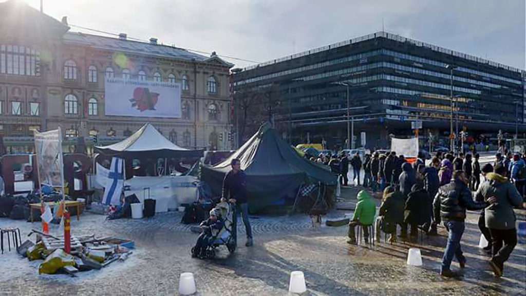 Meeleavaldajad kutsuvad rahvast Helsingi kesklinna