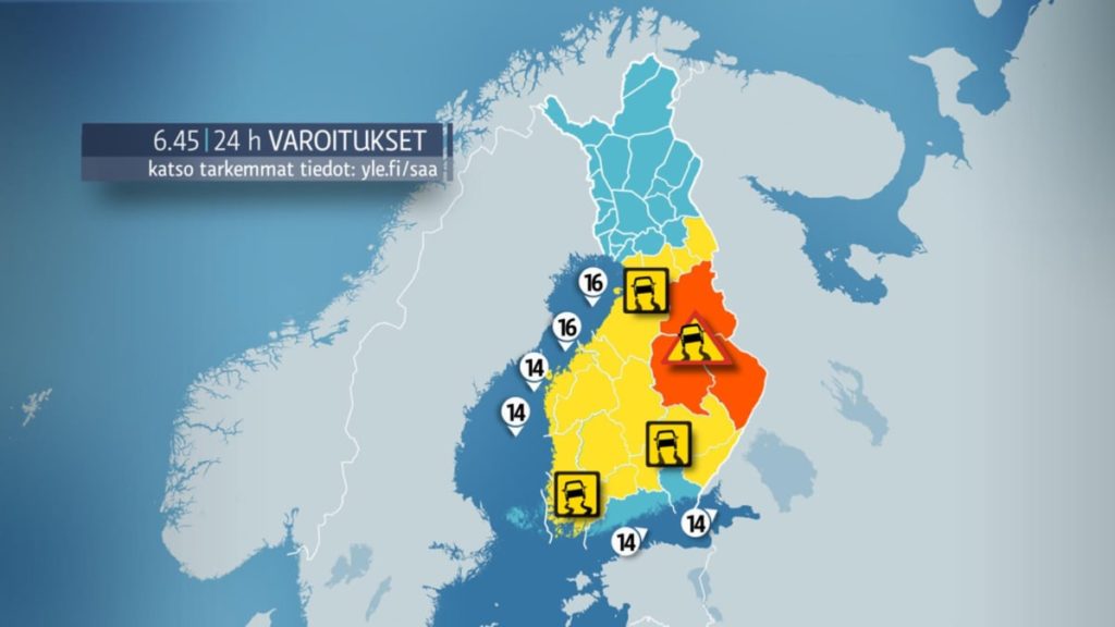 Soomes sajab lund, tulemas aastasaja kõige külmem volber