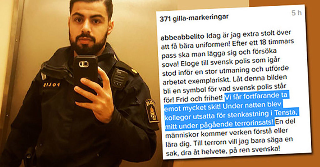 KUUM: Migrandid loopisid Rootsi politseinikke kividega