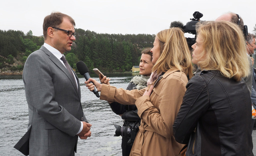 Peaminister Juha Sipilä saabub 10. juunil Tallinna