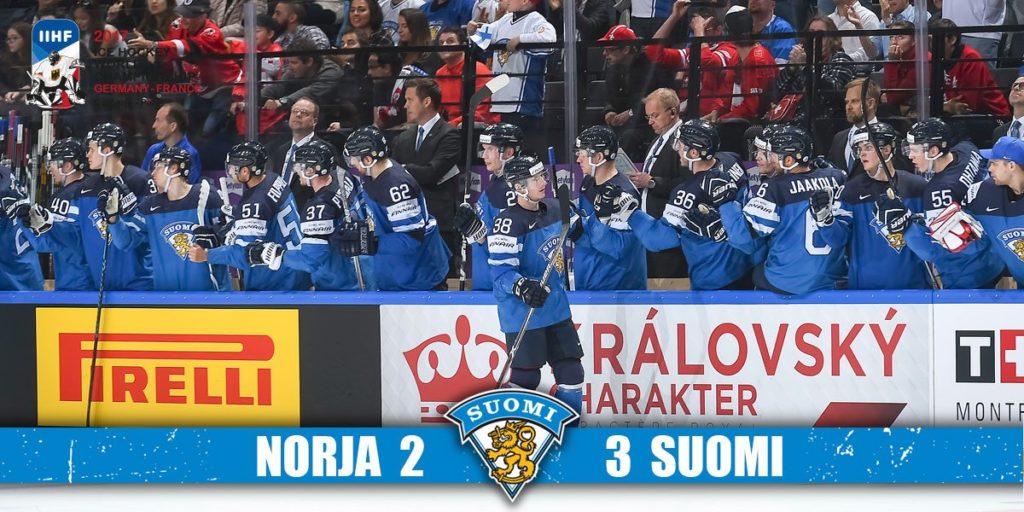 Soome võitis hoki MM-il Norrat 3:2