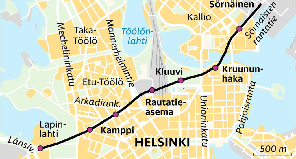 Helsingi uus linnapea tahab kesklinna alla autotunneli rajada