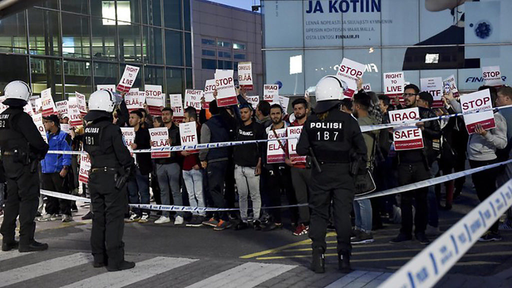 Soome on asunud migrante järjest rohkem jõuga välja saatma