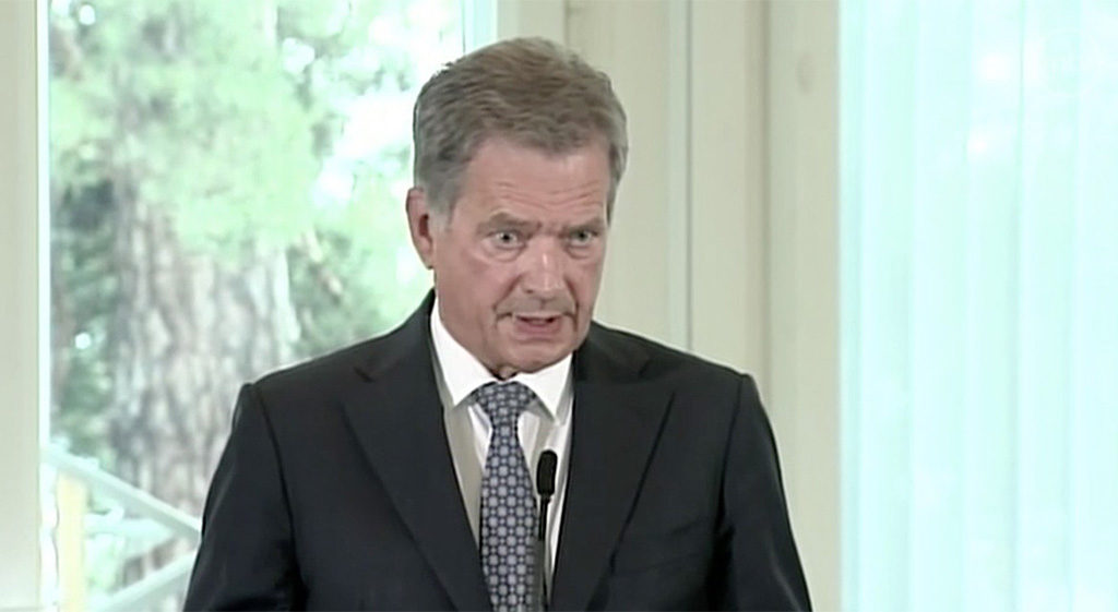 President Niinistö vastas ajakirjanike küsimustele