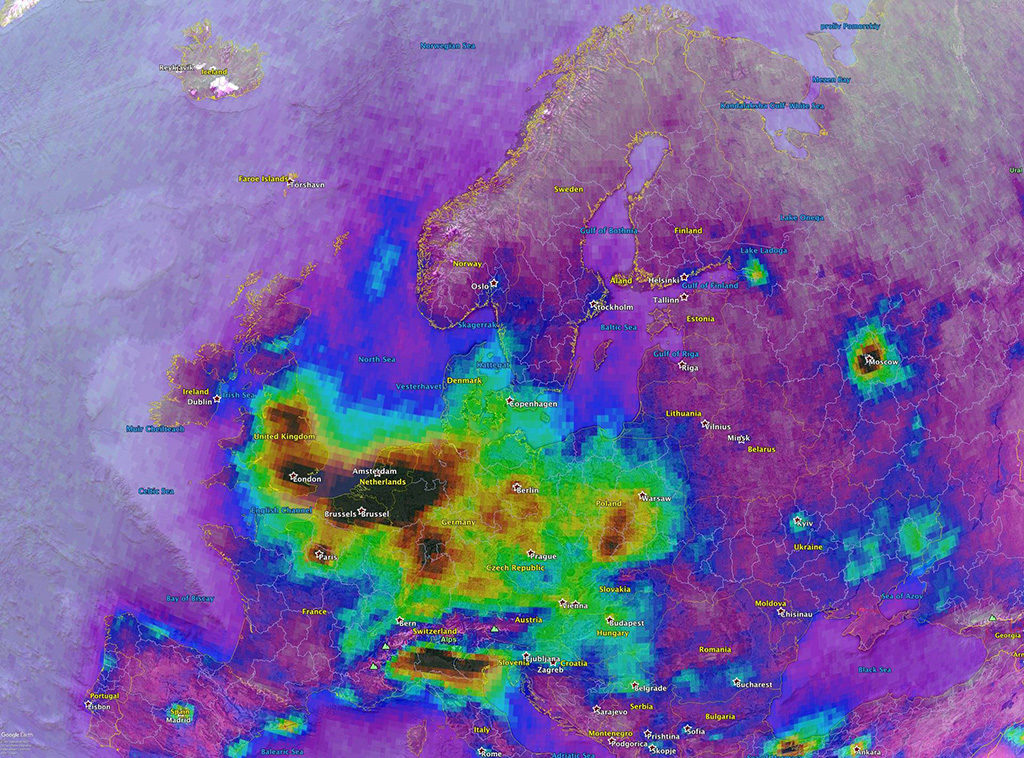 Kus on Euroopas kõige rohkem saastet? Soome-hollandi leiutis aitab välja selgitada