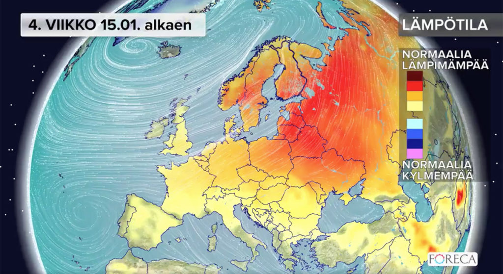 Soome värske ilmaprognoos: jaanuar tuleb keskmisest palju soojem