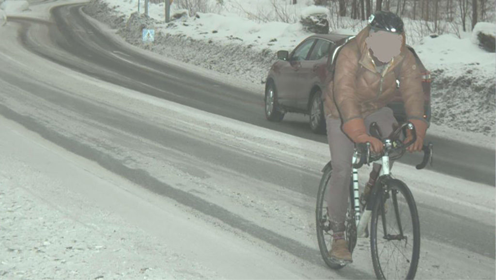 Soomes jäi kiiruskaamerasse linna vahel 43 km/h kihutanud jalgrattur