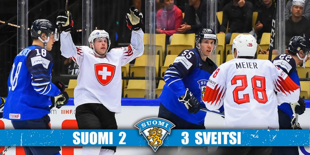 Leijonat kaotas hoki MM-il Šveitsile ja kukkus medalikonkurentsist välja