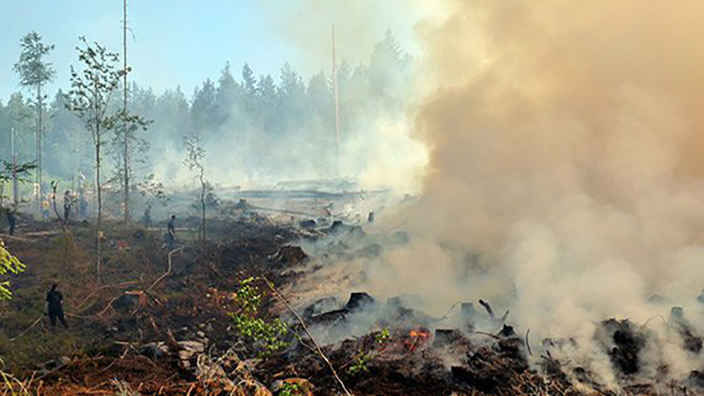 Pohjanmaal suur metsapõleng