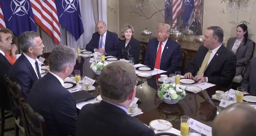 NATO kohtumisel osalev Trump: gaasijuhe teeb Saksamaast Vene pantvangi