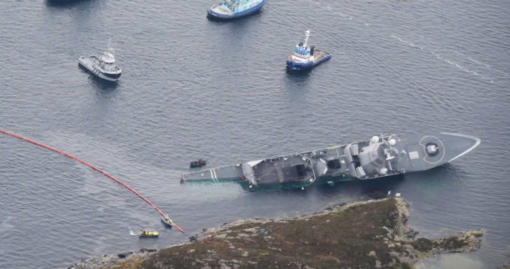 Tankeriga kokku põrganud Norra sõjalaeva hoiatati ette – sellest ei tehtud välja