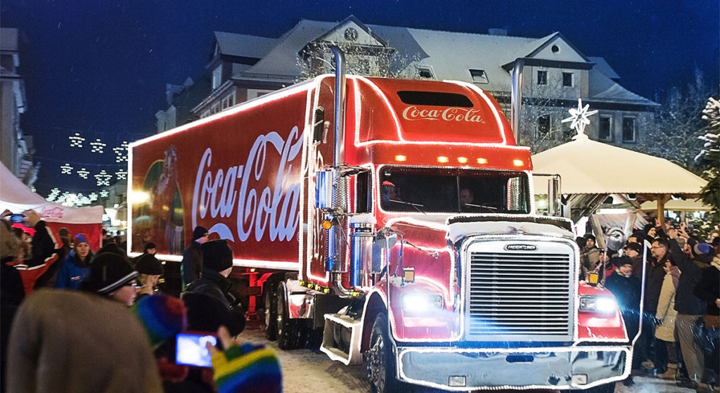 Soomes vurab ringi Coca-Cola jõuluauto