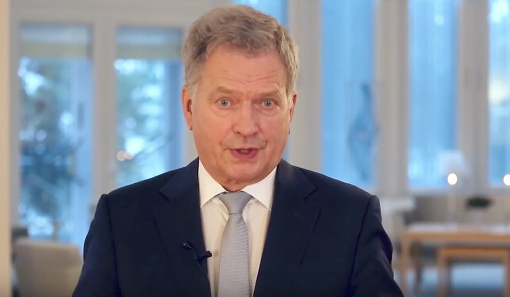 Soome presidendi Sauli Niinistö pöördumine seoses Oulu kahtlusaluste kuritegudega