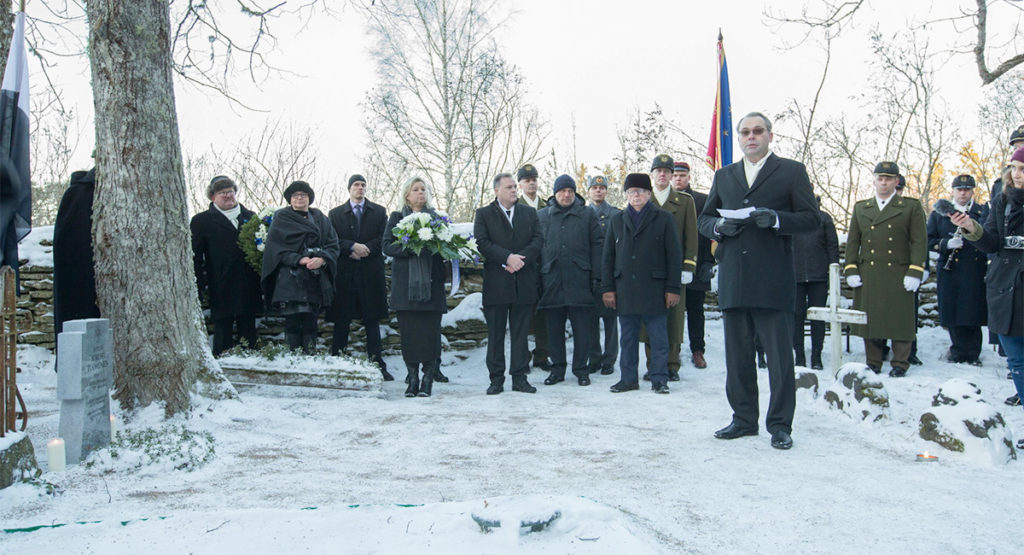 Soome ja Eesti kaitseministrid mälestasid Kuusalus Vabadussõjas langenuid