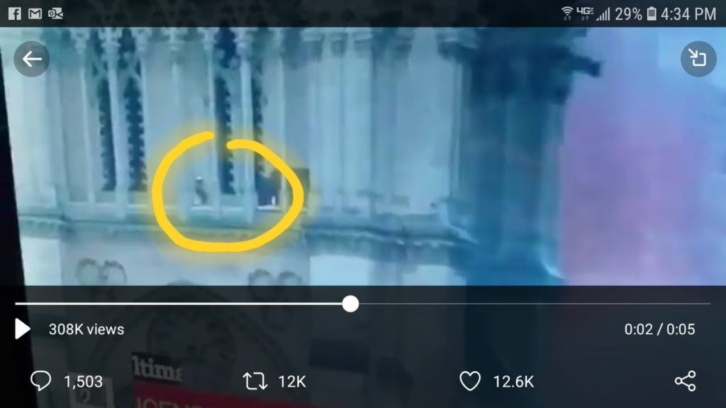 VIDEO: Notre Dame’i kellatornis liikus tulekahju ajal kahtlane mees