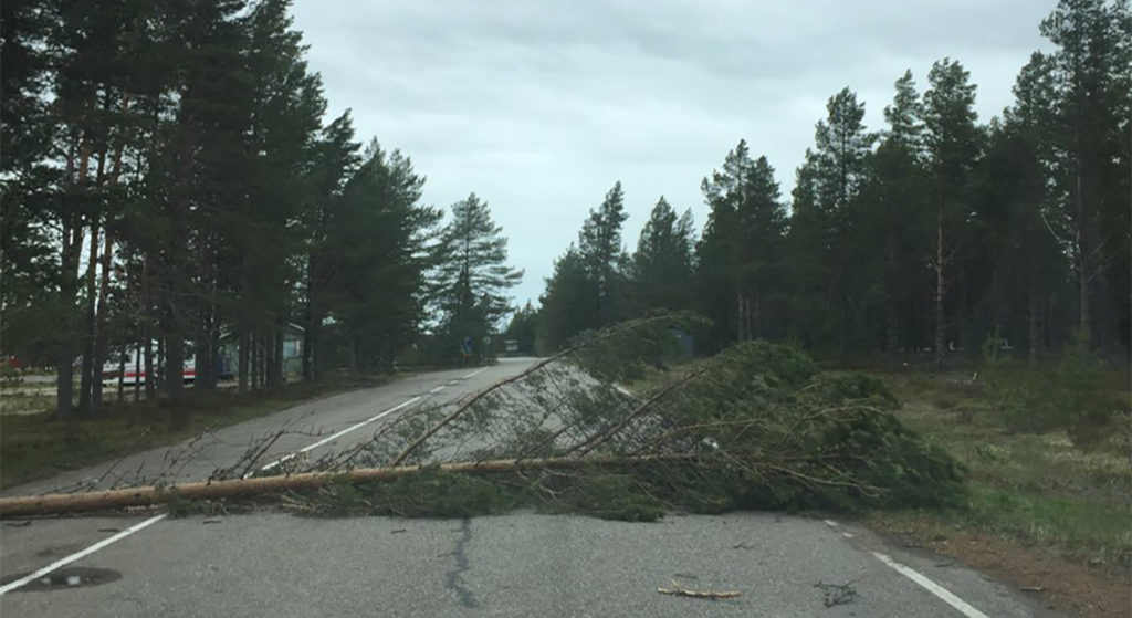 Soomet tabas üllatav torm, elekter on mitmel pool ära