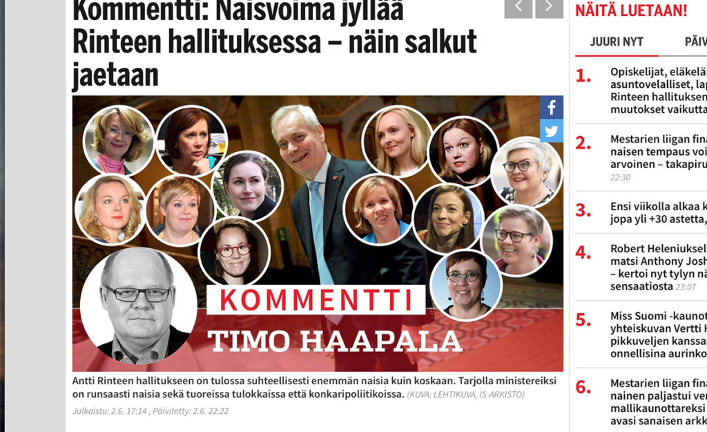 Eelinfo: Soomes tuleb naiste valitsus