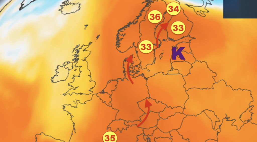 Soomes anti kuumahoiatus! Üks pilt näitab, mis kuumus on saabumas Põhjamaadesse