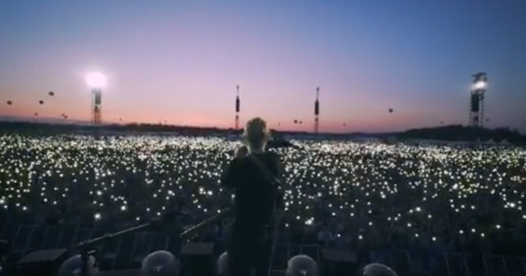 Tohutu rahvas! Ed Sheeran avaldas video ja pildid Helsingi kontserdist