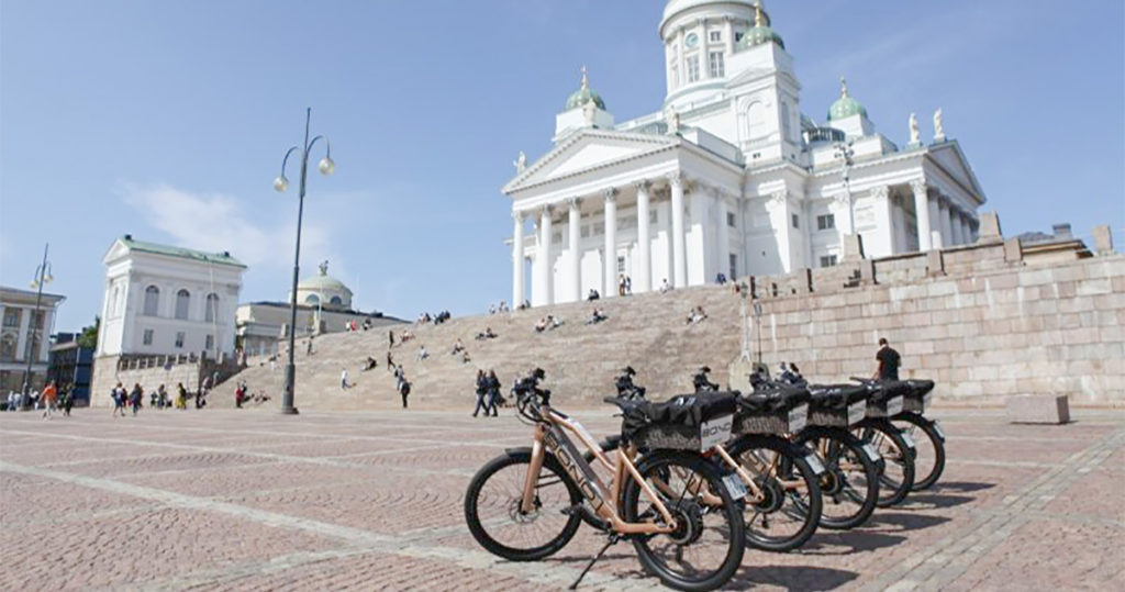 Helsingisse ilmusid elektrijalgrattad, millega saab aastaringselt sõita 45 km/h