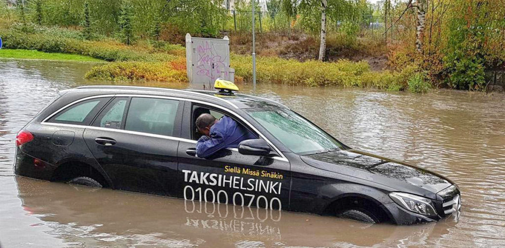 Suur sadu tekitas Soome lõunaosas kaose