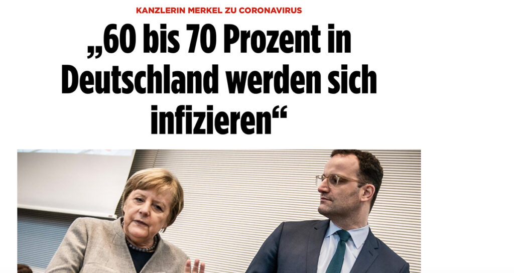 KUUM: Angela Merkel hoiatab, et koroonaviirusega võib nakatuda 58 miljonit sakslast