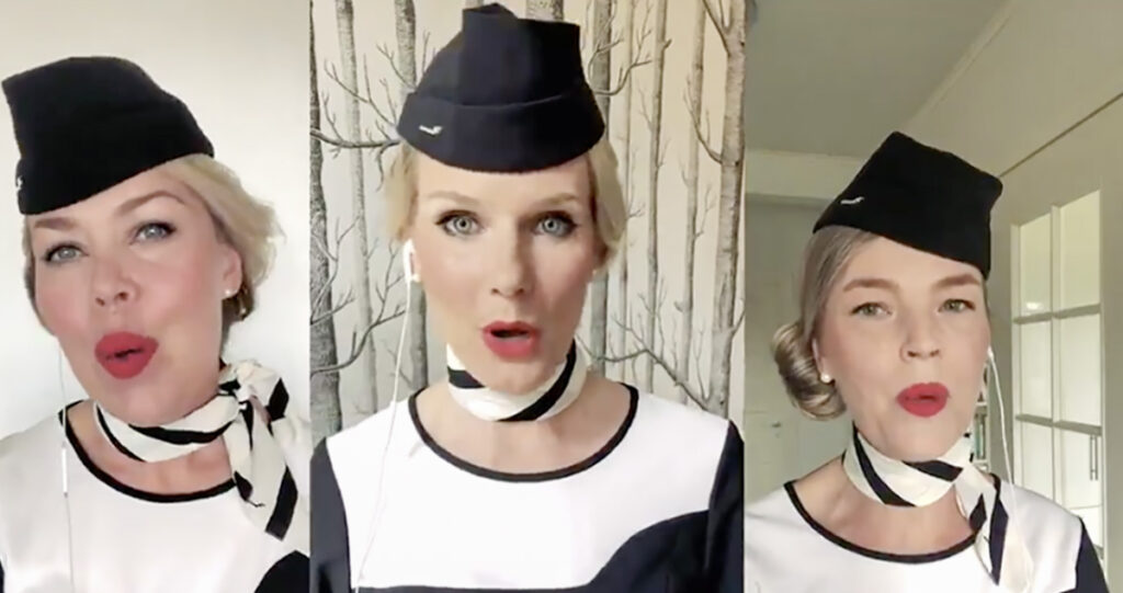 Meeleolukas video: Finnairi koor soovib ilusat volbrit