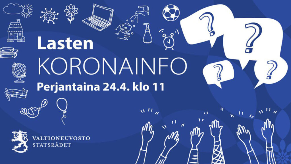 Soome valitsus korraldab lastele eraldi koroonainfo ürituse