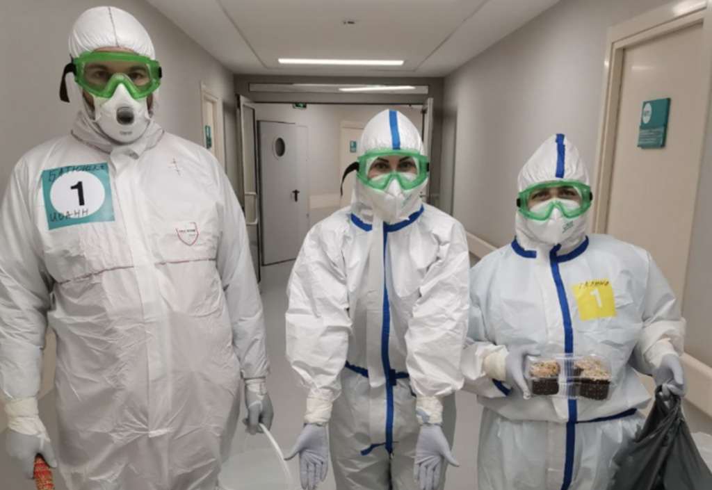 VIDEO: Püha isa külastas Venemaal koroonapatsiente