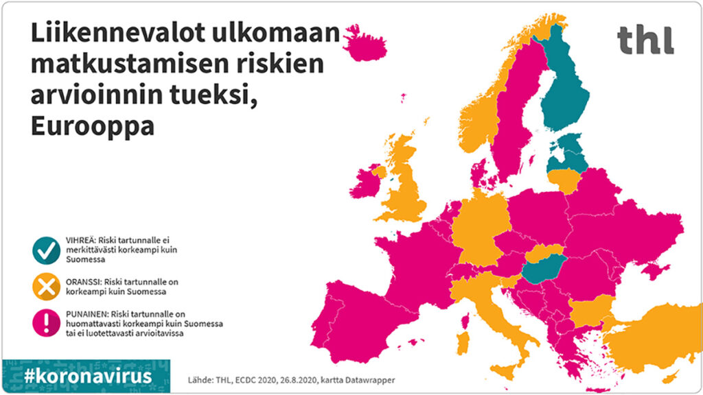 Soome jaoks on ainult üksikud riigid jäänud, kuhu saab vabalt sõita