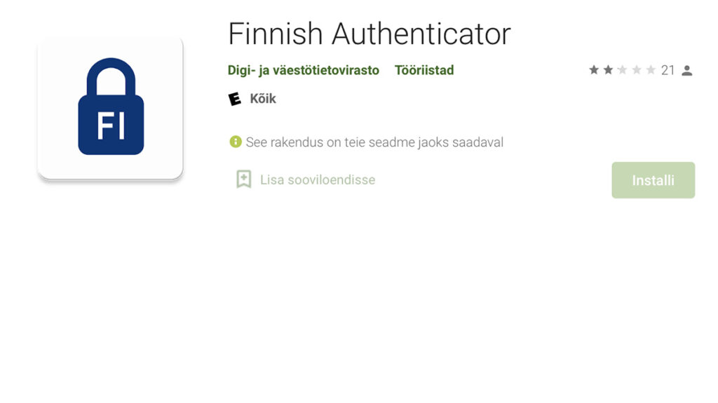 Soome ettevõtete allkirjaõiguslikud välismaalastest esindajad peavad võtma kasutusele teenuse Finnish Authenticator