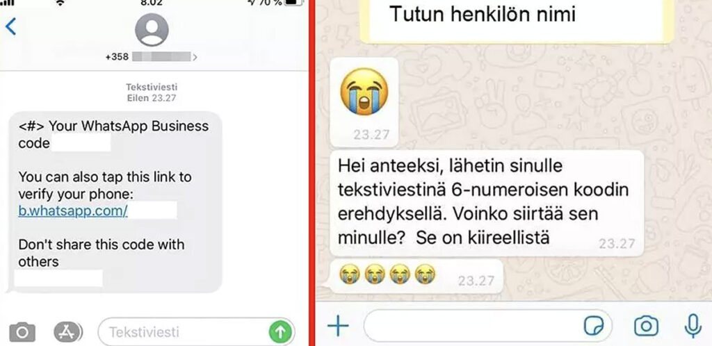 Soome politsei hoiatab WhatsAppi pettuse eest, mis võimaldab konto üle võtta