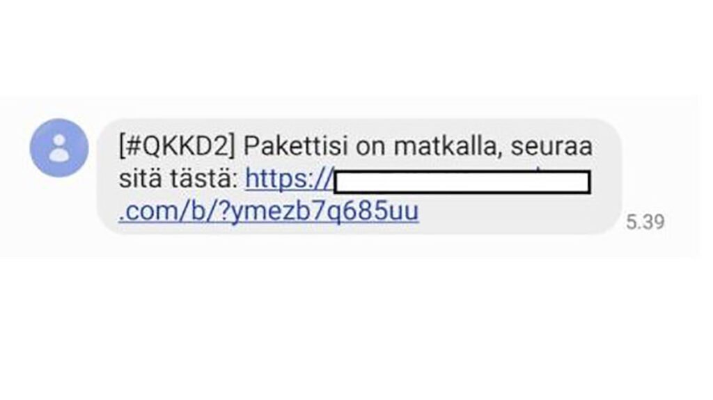 Kas said sellise sõnumi postipaki saabumise kohta – lingi avamine võib laadida telefoni pahavara