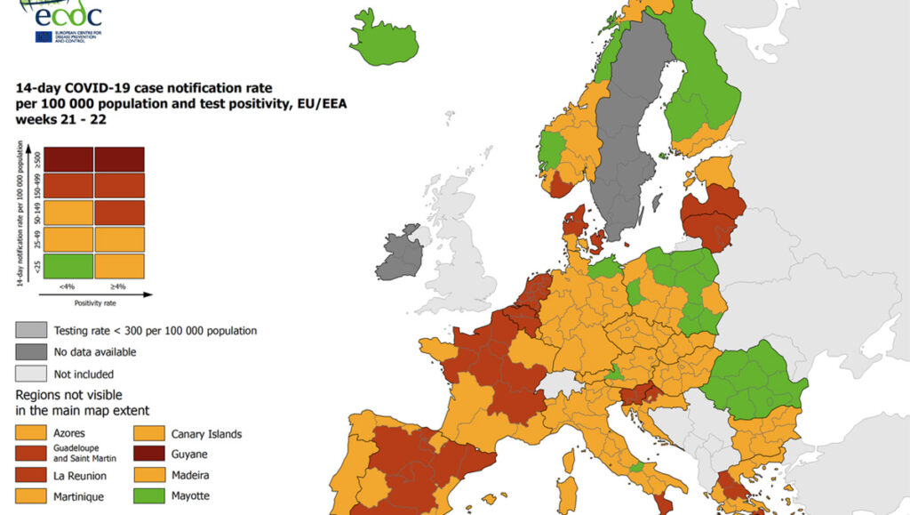 Koroona ülevaade Euroopas: Soome tase väga madal, Eesti oma kordades kõrgem