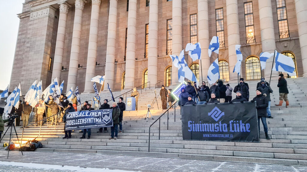 Helsingis on vastamisi rahvuslased ja nende vastased