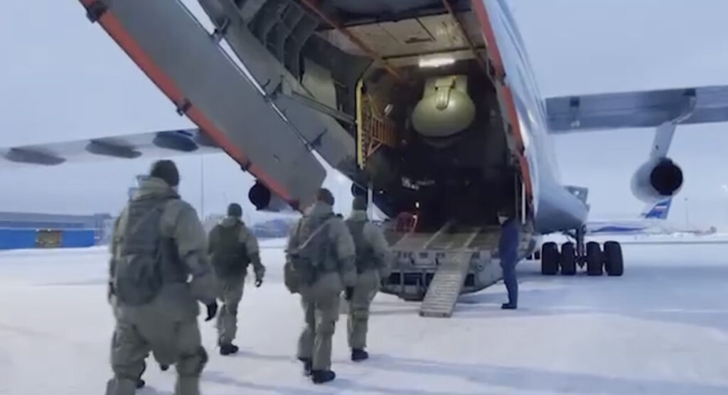 VIDEO: Kasahstani saadeti appi Vene sõjaväelased