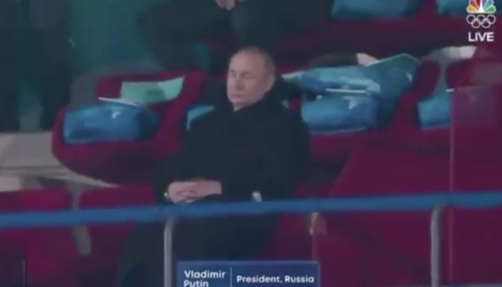 VIDEO: Vene president Putin jäi Pekingi olümpia avatseremoonial magama