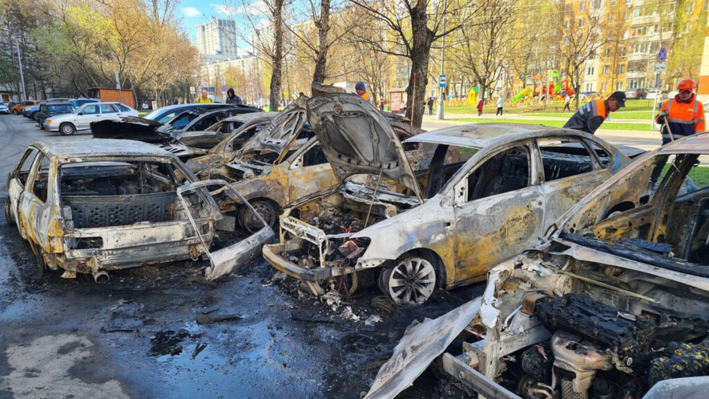 VIDEO: Moskvas olid öösel plahvatused, põlesid autod