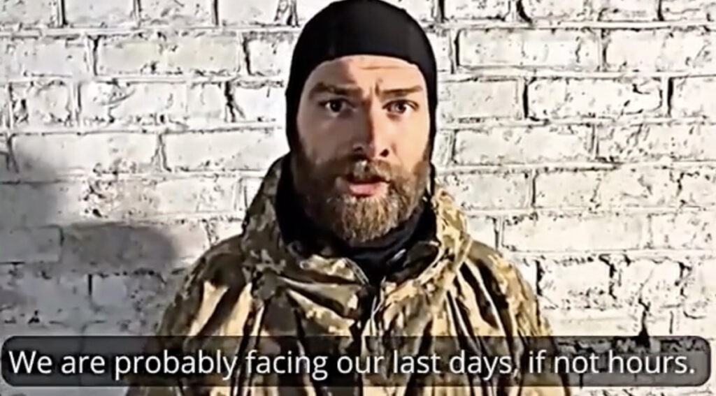 Nukker video: Mariupoli kaitsjatel on jäänud viimased tunnid