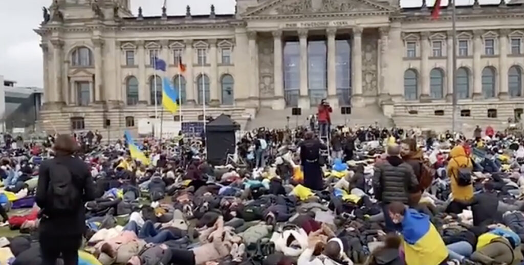 VIDEO: Meeleavaldus Berliinis Ukraina toetuseks