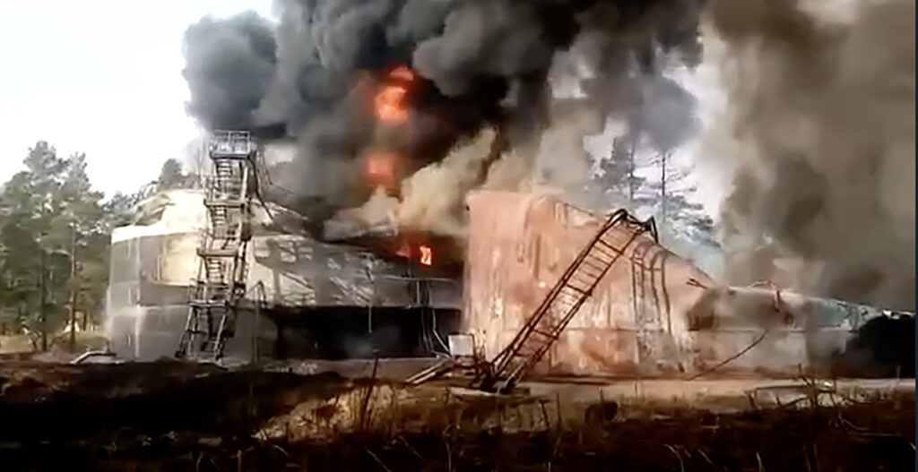 VIDEO: Venemaal Brjanskis lõõmavad tulekahjud