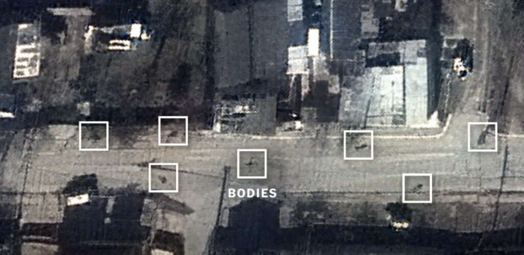 New York Times: satelliidipildid näitavad, et laibad vedelesid Butša tänavatel nädalaid