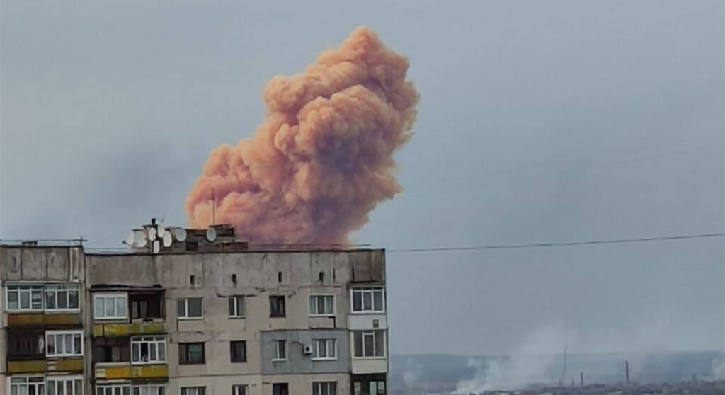 PILTUUDIS: Ukrainas plahvatas lämmastikhappe ladu