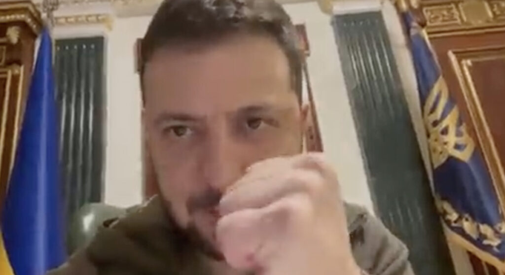 Ukraina president edastas liigutava video