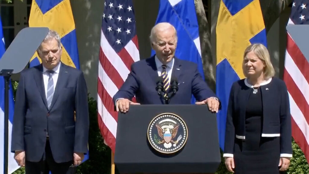 USA president saabub 13. juulil Soome