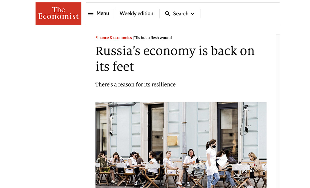 Economist: Vene majandus on taas jalgadel. Mismoodi see on võimalik?