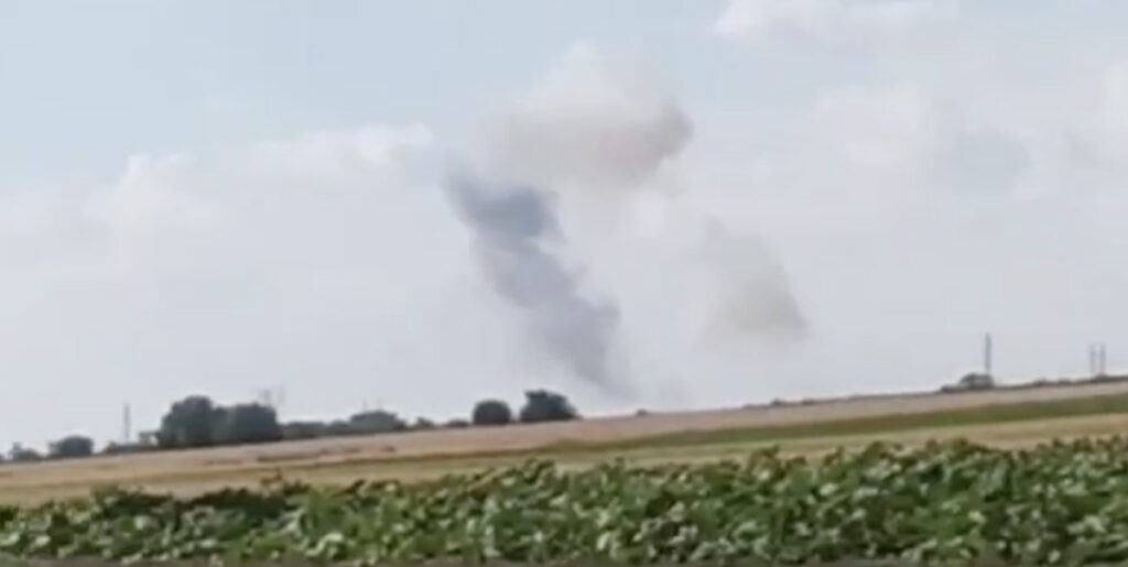 VIDEO: raketid teel Ukrainasse ja plahvatused