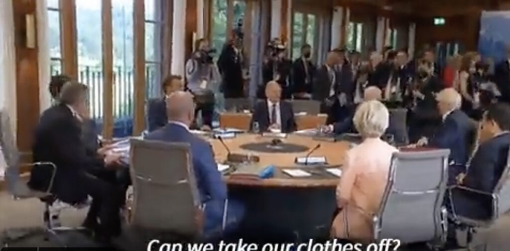 Maailma juhtivate riikide juhid viskasid Putini üle nalja – kas peaks ülakehad paljaks võtma?